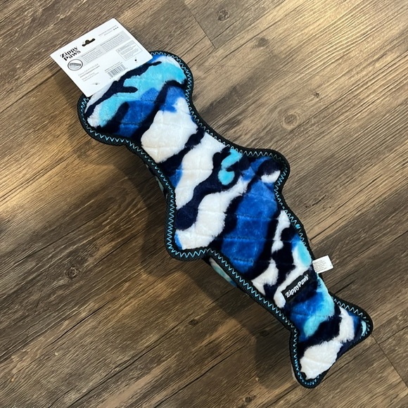 NWT ZIPPY PAWS Blue and Black Plush HAMMERHEAD Shark Toy HAMILTON HAMMERHEAD - Picture 5 of 11